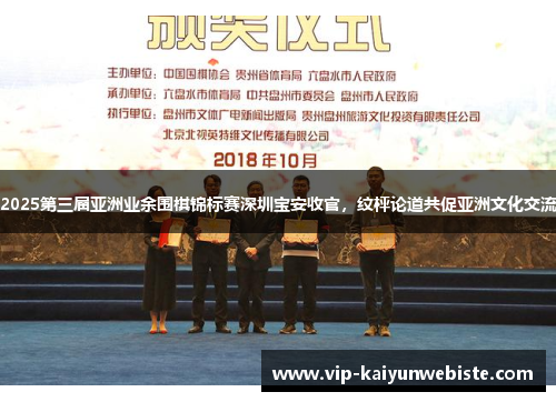 2025第三届亚洲业余围棋锦标赛深圳宝安收官，纹枰论道共促亚洲文化交流